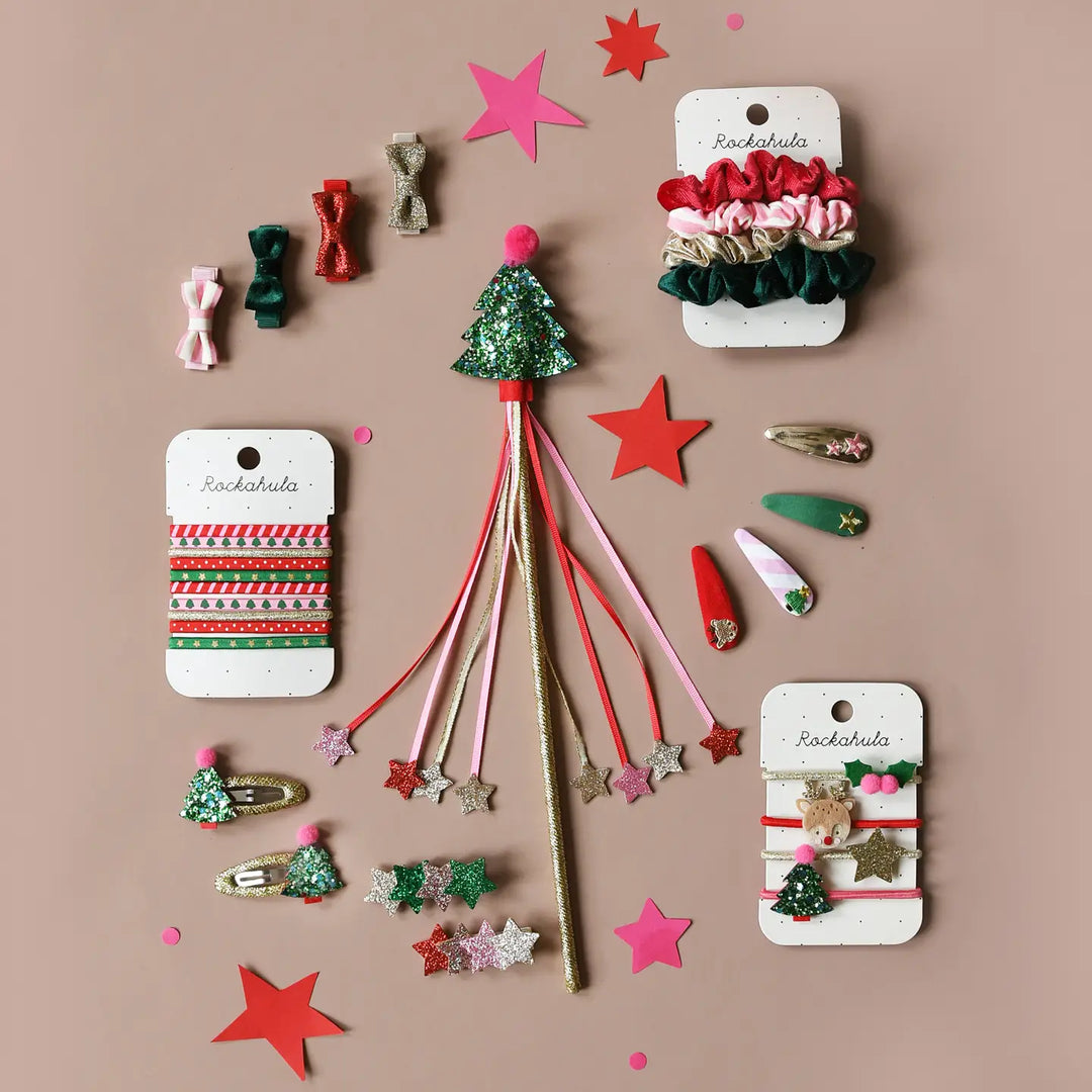 Rockahula Christmas Tree Glitter Clips