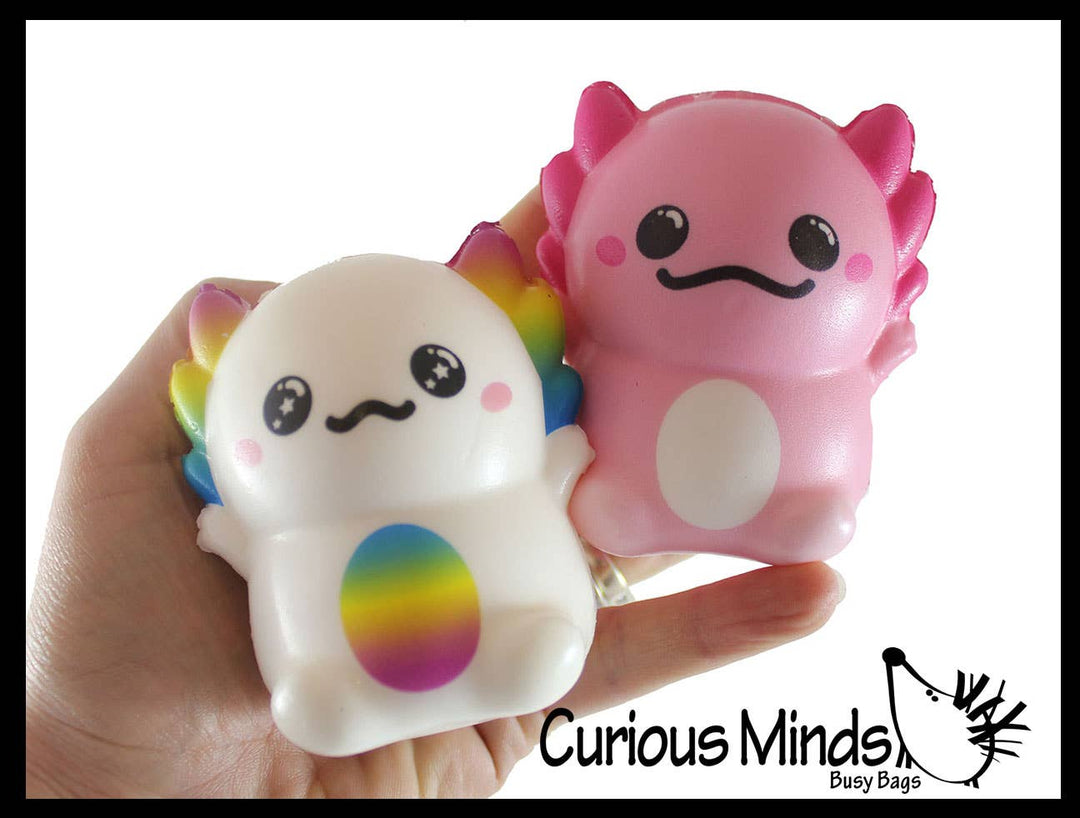 Curious Minds Toys Axolotl Slow Rise Squishy Toys