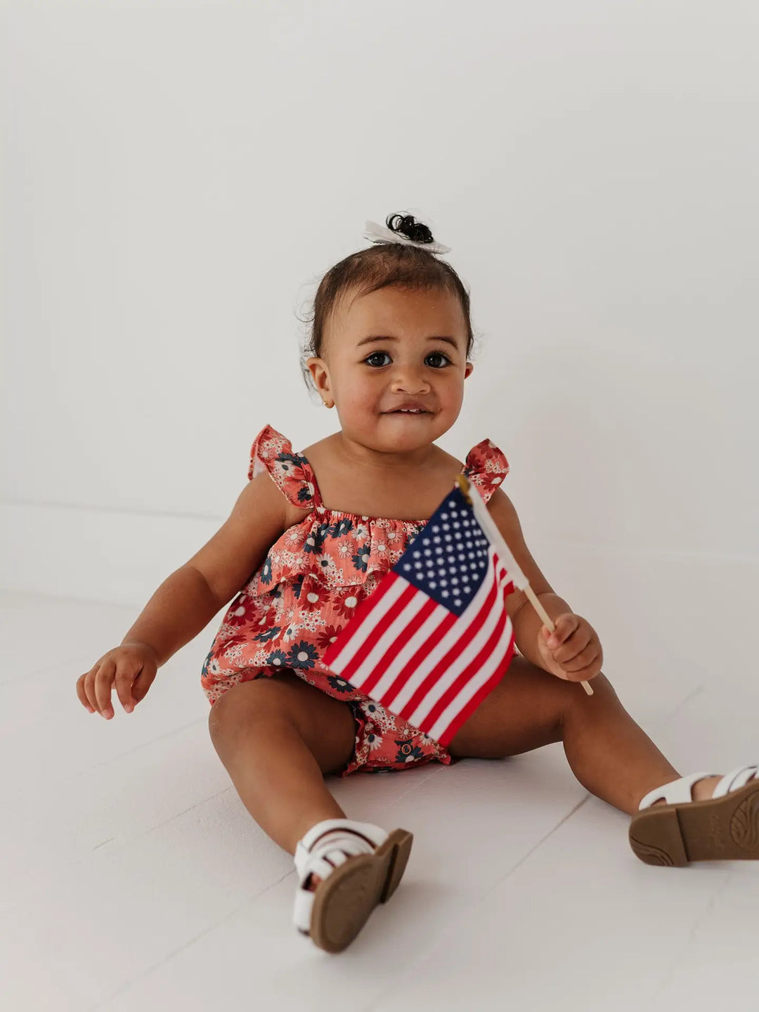 Babysprouts Gauze Bubble Romper - Zoey Daisy