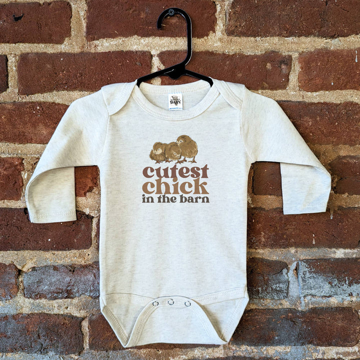 Barefoot Baby Chick Barn Onesie