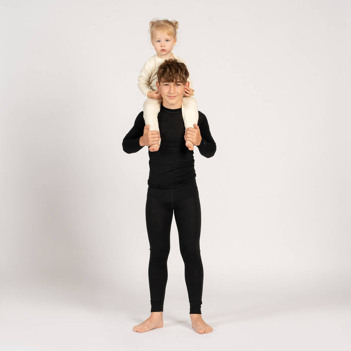 Menique Midweight Merino Thermal Long Sleeve & Bottoms 2-Piece Set