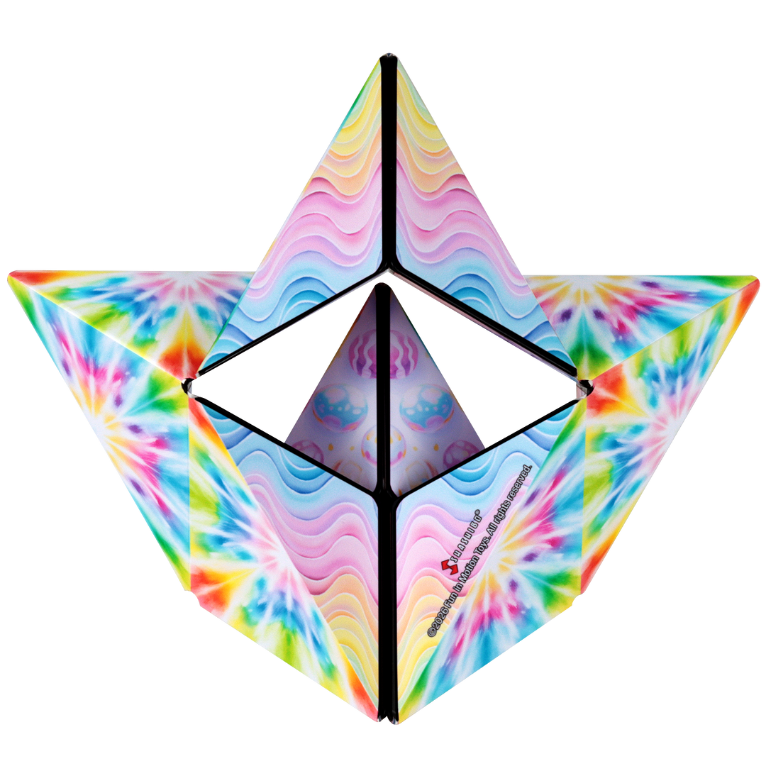 Shashibo Tie Dye Twist Magnetic Puzzle Cube
