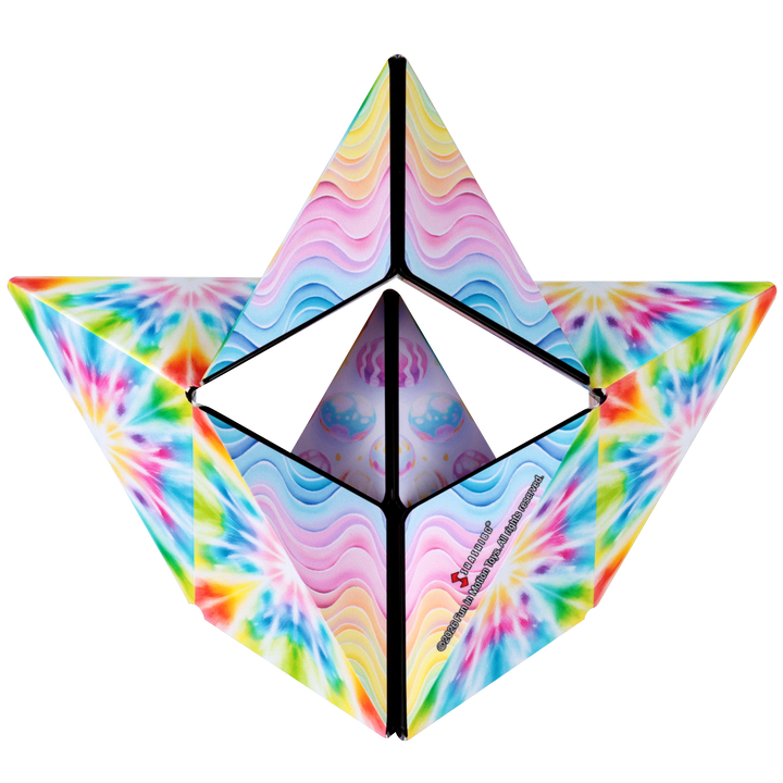 Shashibo Tie Dye Twist Magnetic Puzzle Cube