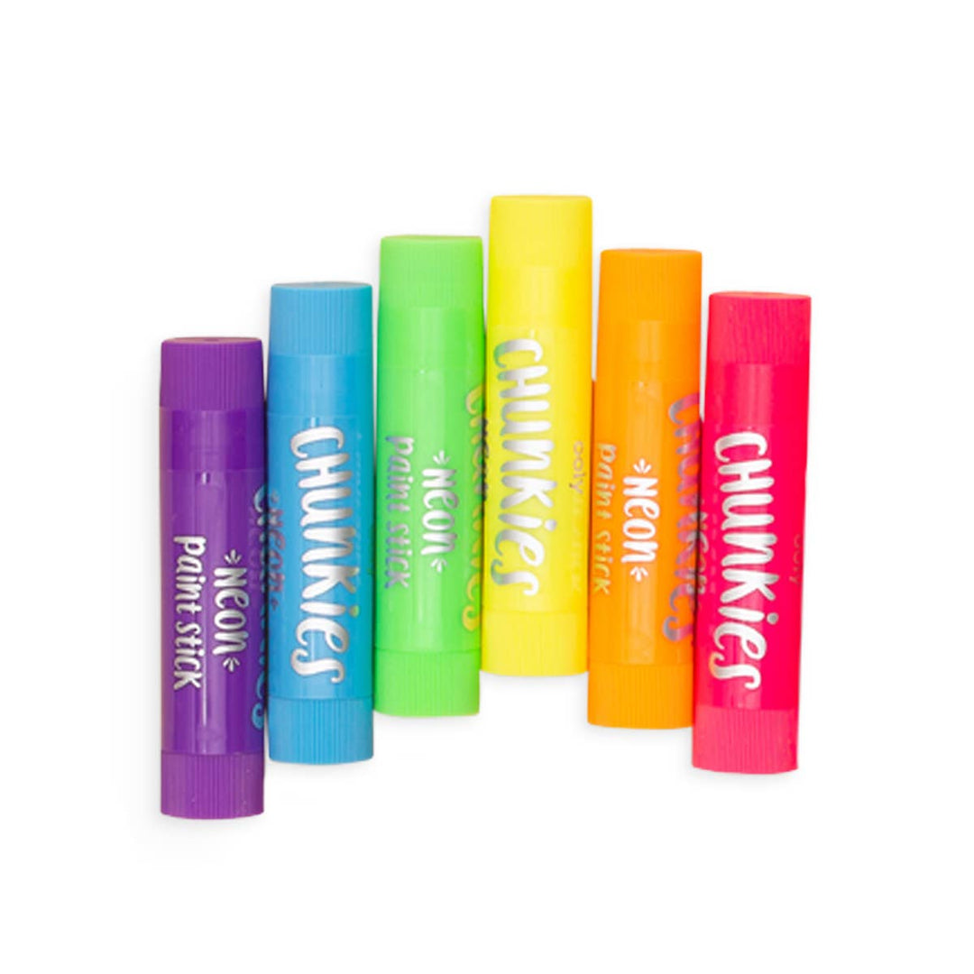 Ooly Chunkies Paint Sticks Neon Pack (Set of 6)