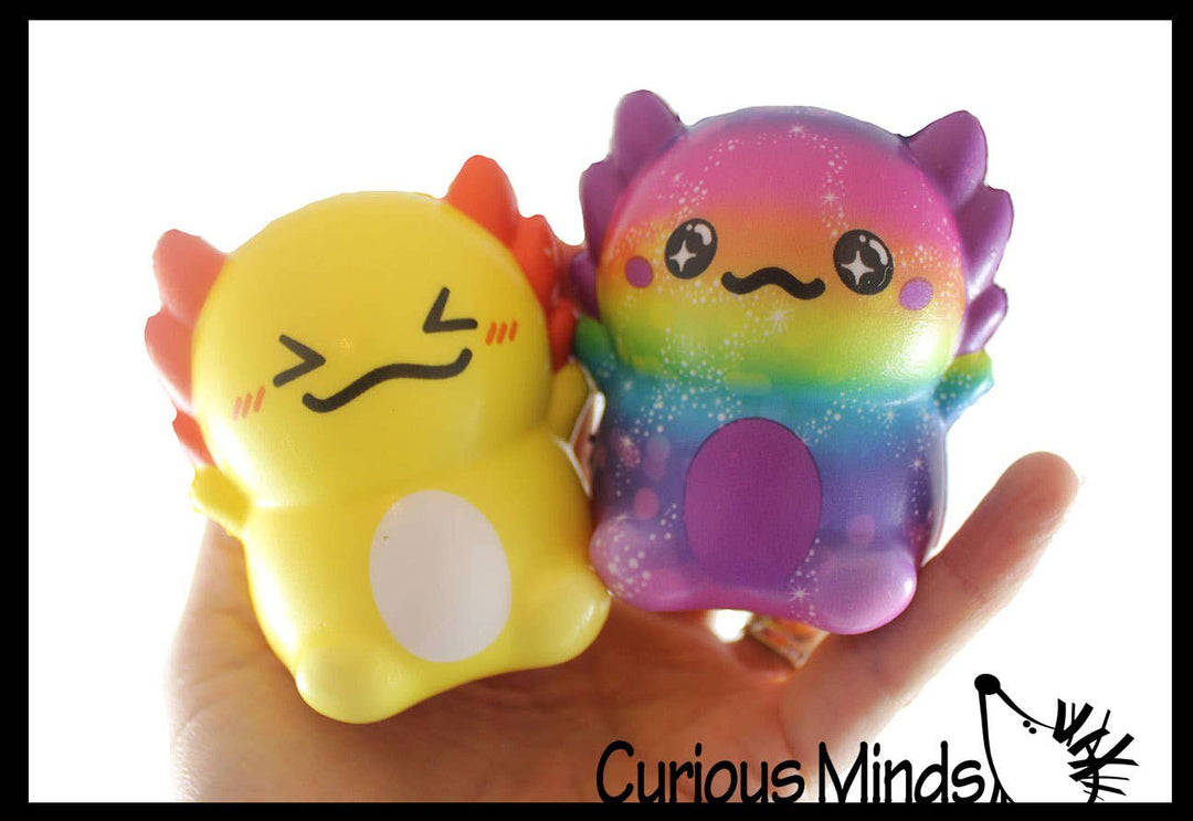 Curious Minds Toys Axolotl Slow Rise Squishy Toys