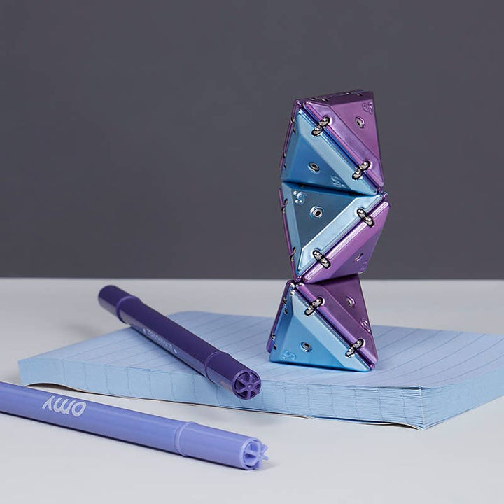 Speks Geode Chrome Pyramids Single Color Case Pack