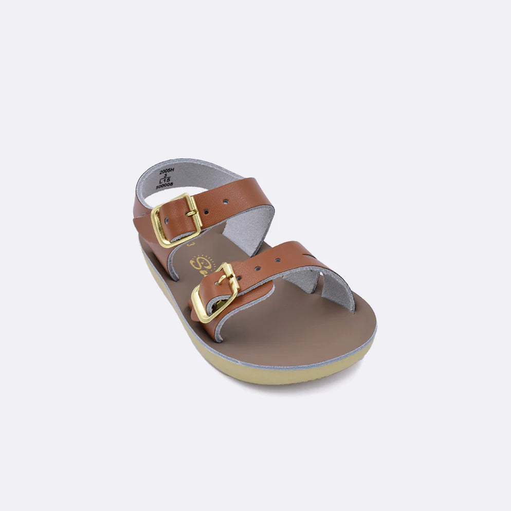 Hoy Shoes Salt Water Sandals - Sun-Sand Sea Wee Tan