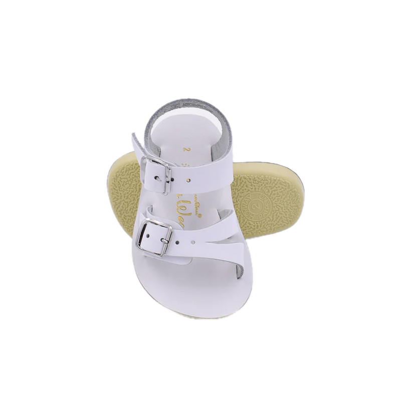 Hoy Shoes Salt Water Sandals - Sun-San Sea Wee White