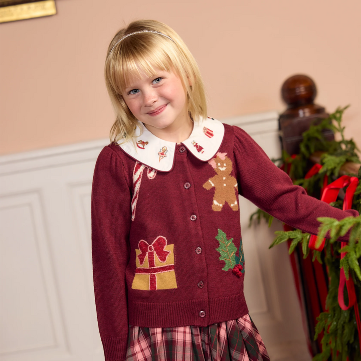 Pink Chicken Constance Sweater - Holiday Patches