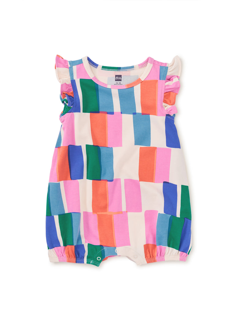 Tea Collection Flutter Baby Romper - Copacabana