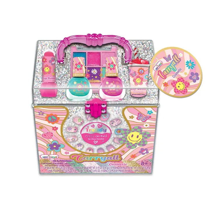 Hot Focus Carry All Cosmetic, Groovy Flower