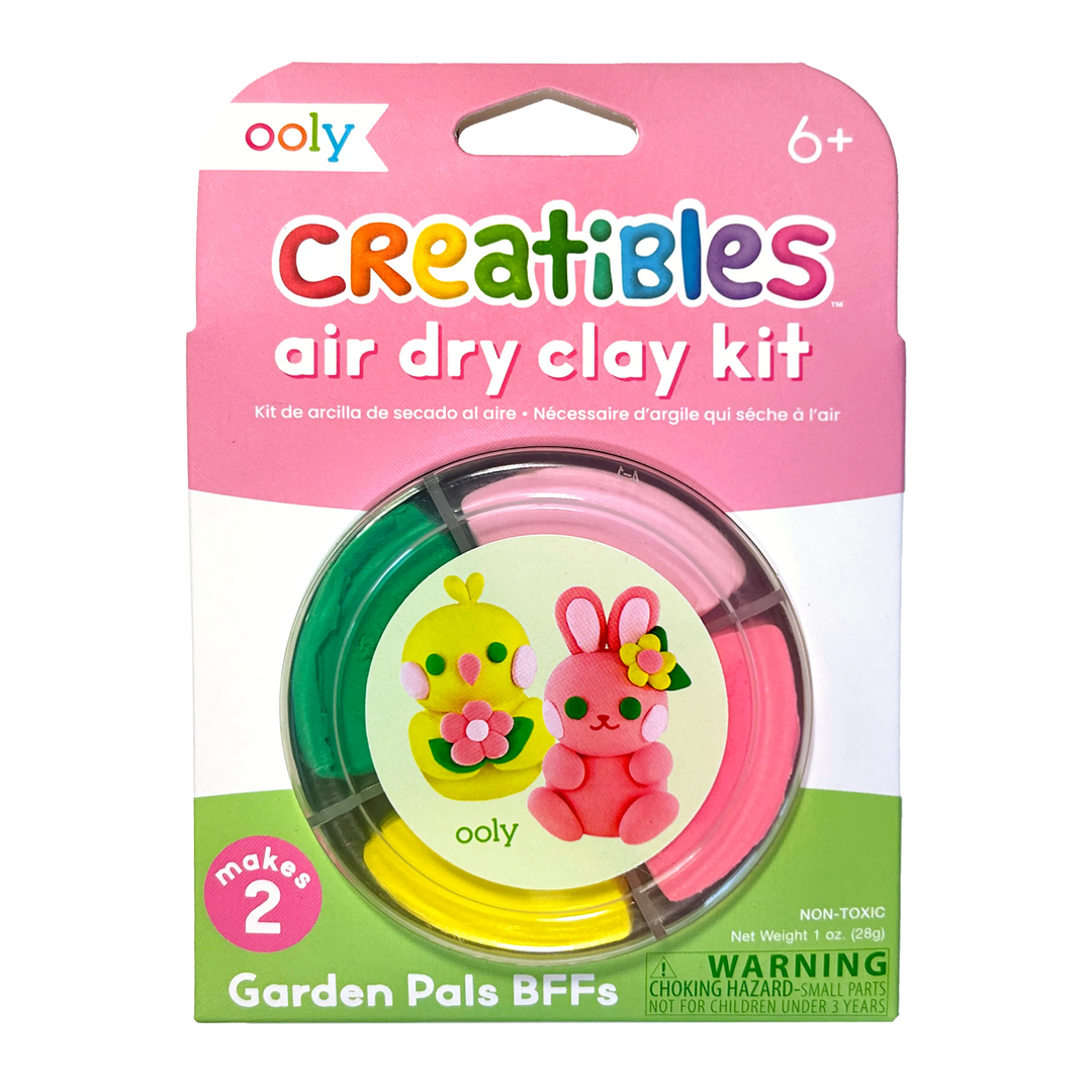 Ooly Creatibles Air Dry Clay BFFs Kit - Garden Pals (Set of 4 Colors)
