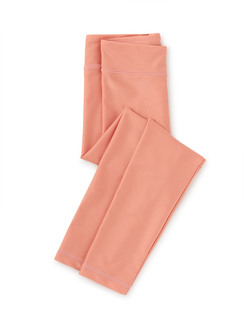 Tea Collection Shiny Leggings - Fado Rose