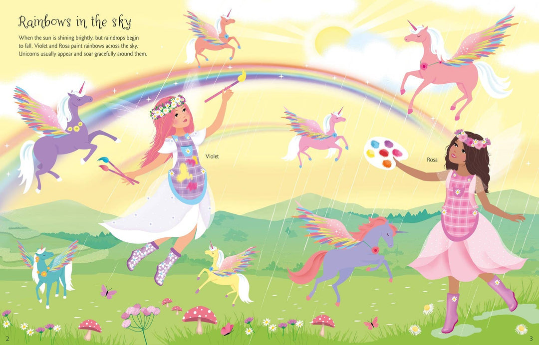 Usborne Sticker Dolly Dressing Big Collection Unicorns & Mermaids