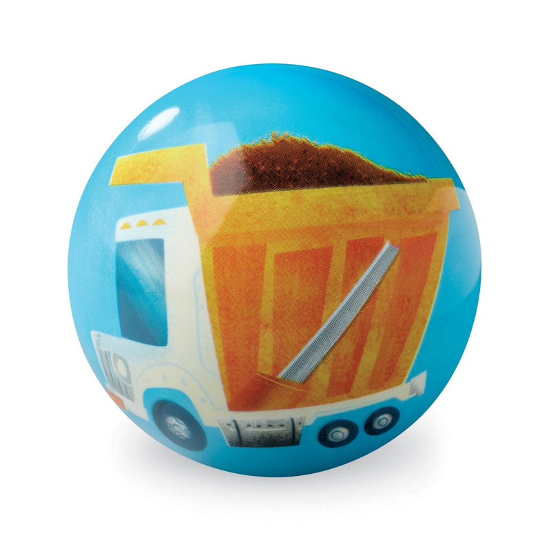Crocodile Creek 4" Play Ball - Blue Construction