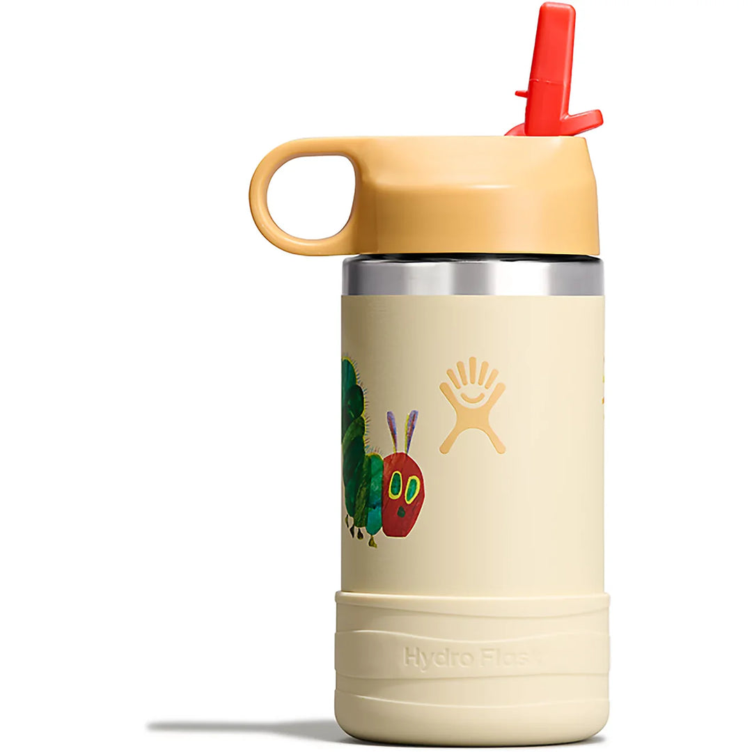 Hydro Flask Kids' Limited Edition 12oz Wide Straw Cap With Bottle Boot - Hungry Caterpillar