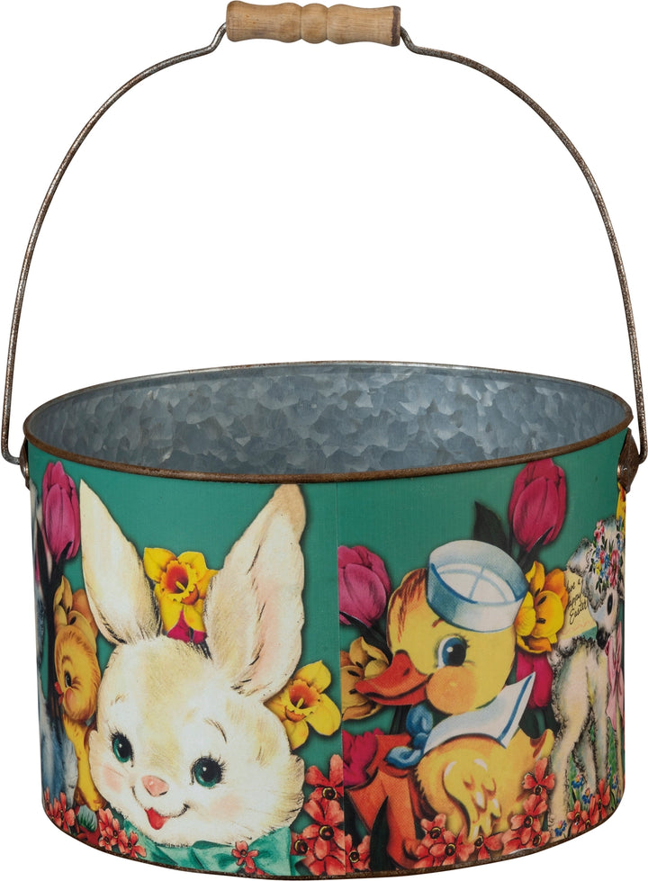 Have A Happy Easter Vintage Bucket