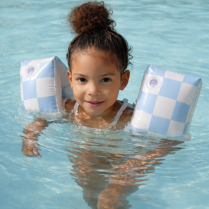 Ali+Oli Inflatable Arm Band Swim Wings - Blue