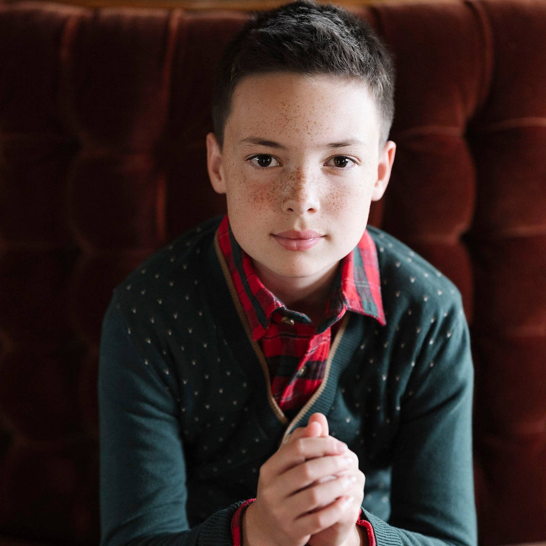 Hope And Henry Organic Flannel Shirt - London Plaid