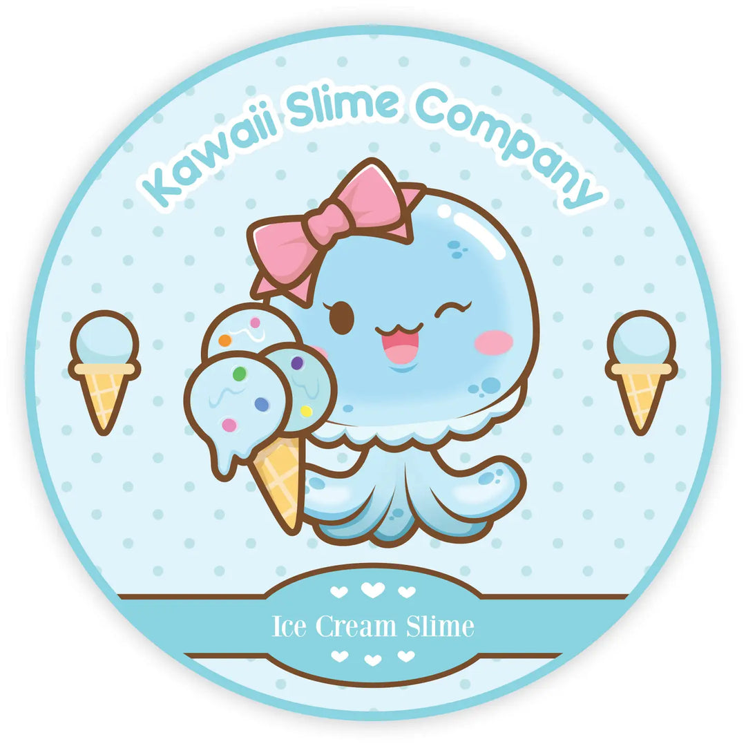 Kawaii Slime Company Bubblegum Ice Cream Slime