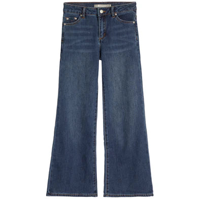 Tractr Basic Wide Leg Denim - Indigo