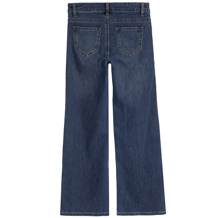 Tractr Basic Wide Leg Denim - Indigo