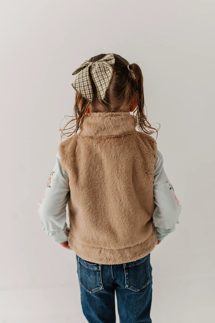 Babysprouts Fur Vest - Beige