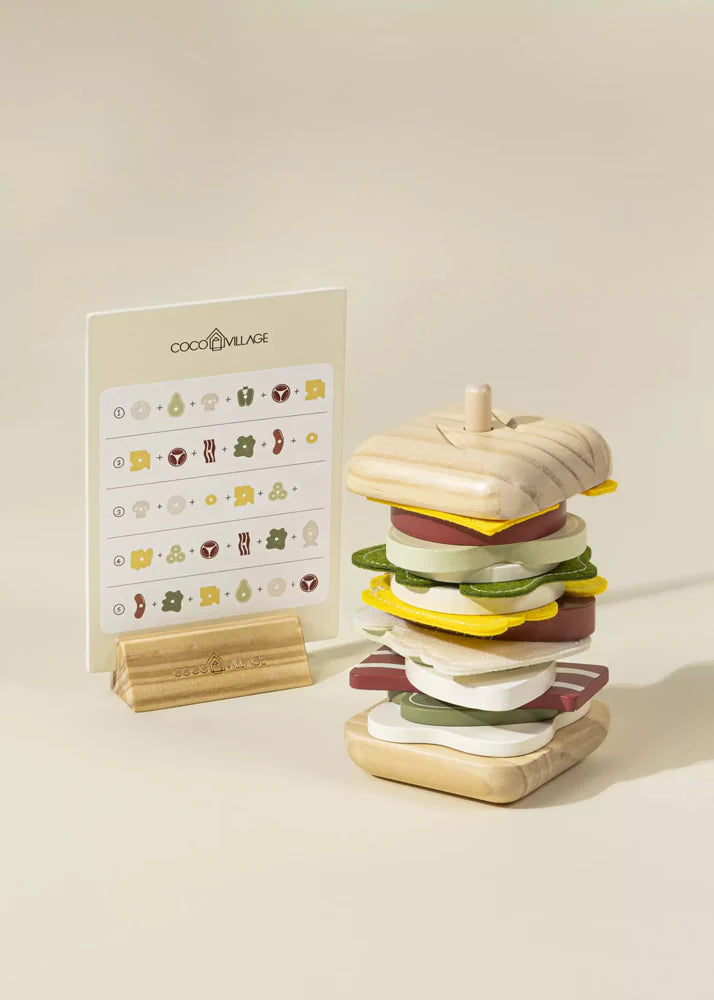 Coco Village Wooden Stackable Sandwich