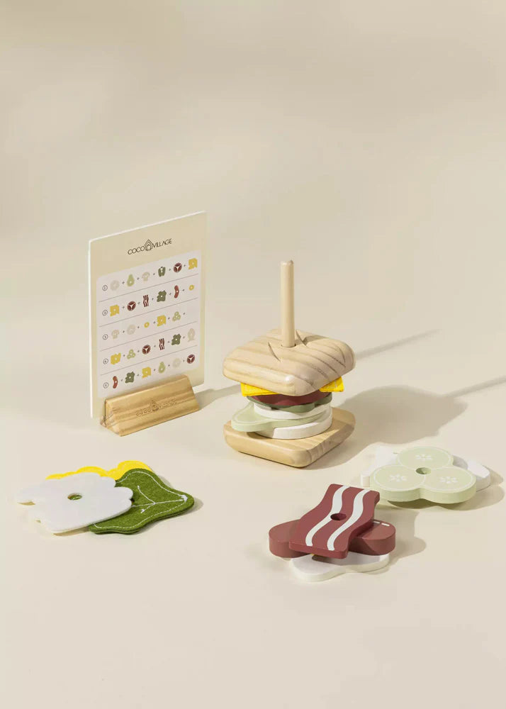 Coco Village Wooden Stackable Sandwich