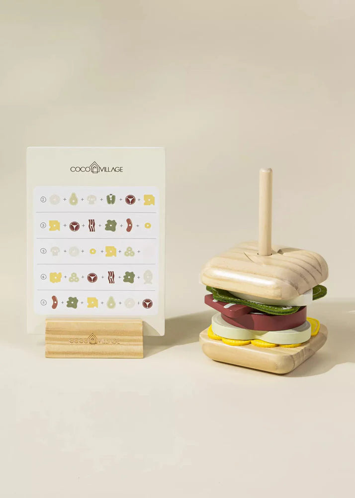Coco Village Wooden Stackable Sandwich