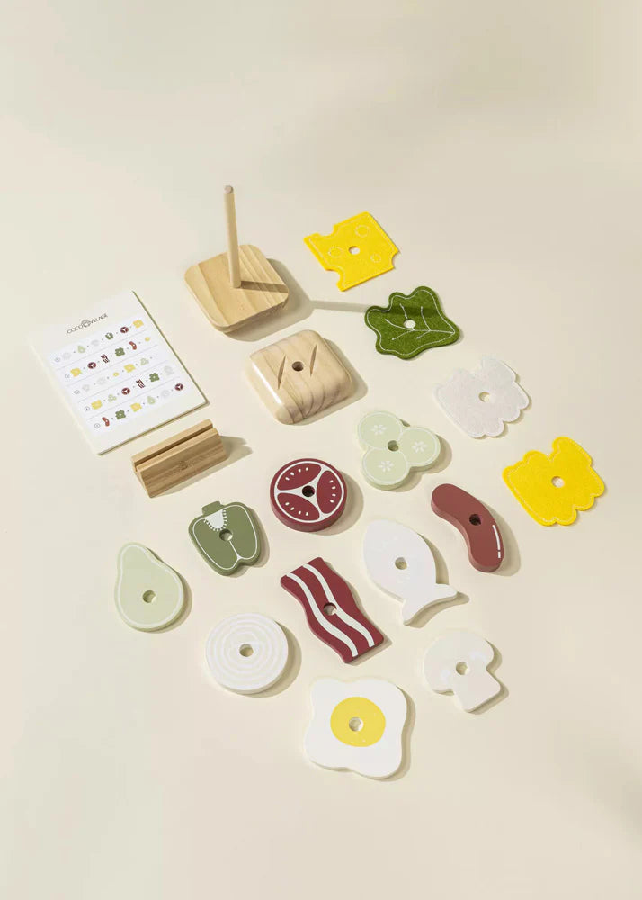 Coco Village Wooden Stackable Sandwich