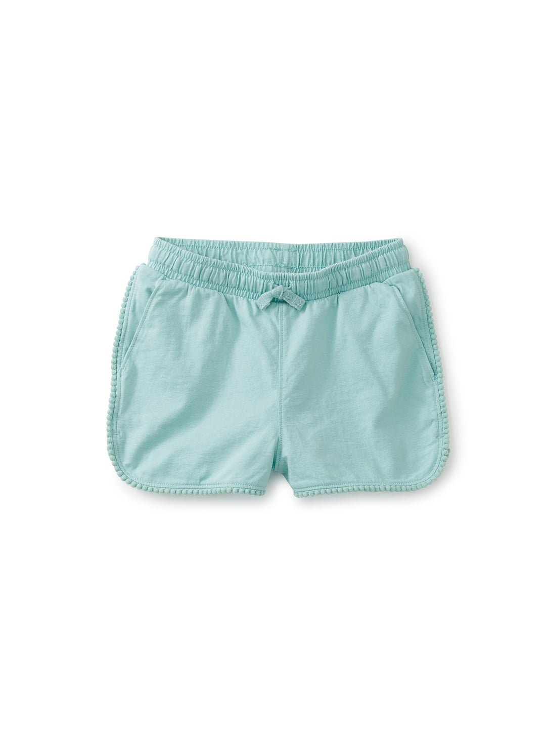Tea Collection Pom-Pom Gym Shorts - Canal Blue