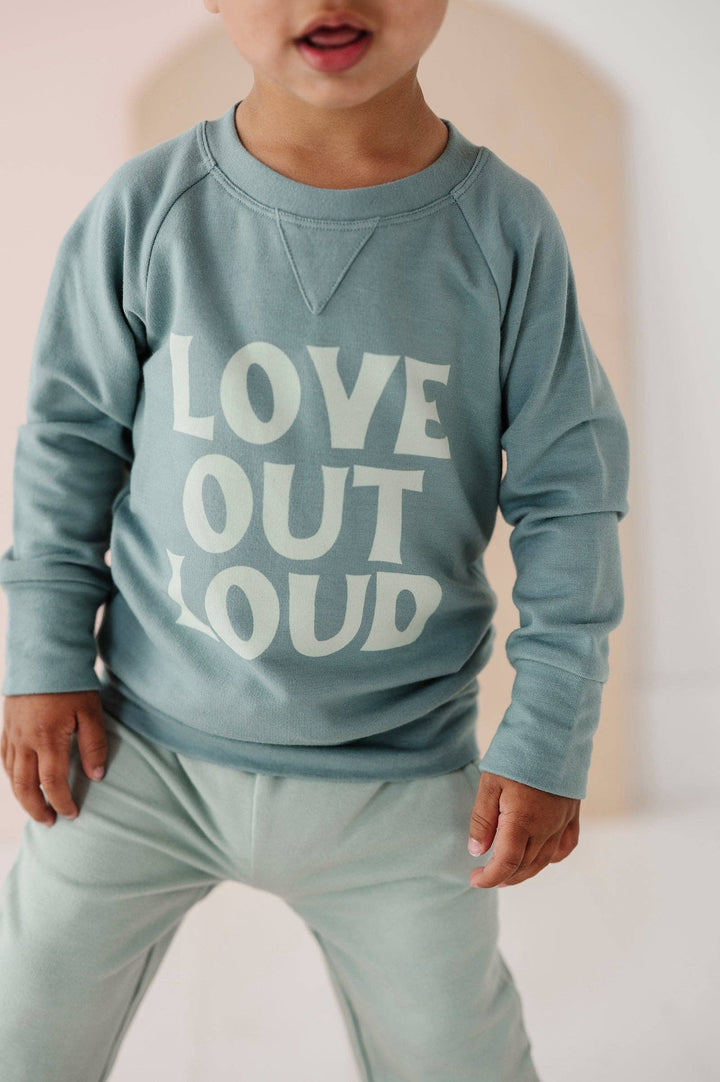 Babysprouts Raglan Love Sweatshirt