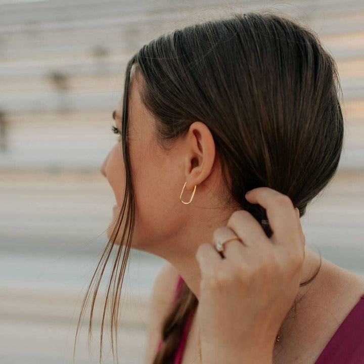 Mauve Jewelry Co. Avery Gold Hoops