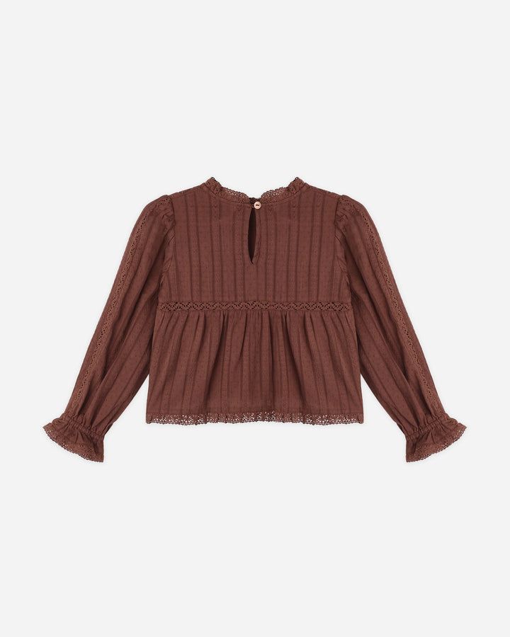 Rylee + Cru Cecile Blouse - Mulberry