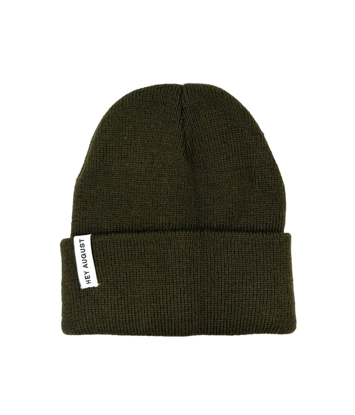 Hey August Knit Cuff Beanie - Pine 