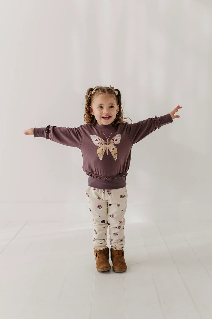 Babysprouts Ruffle Hem Butterfly Shirt