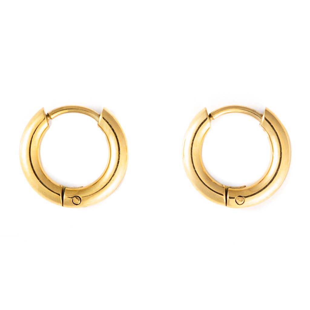 Bronwen Handy Huggie Hoops - Small 