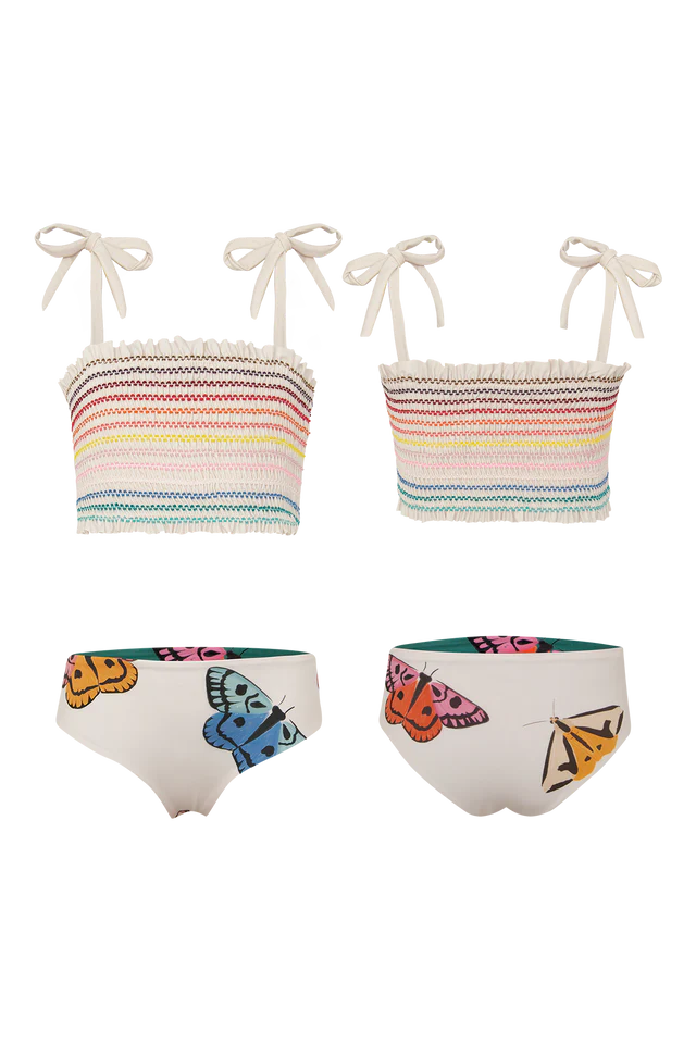 Pepita & Me Waffle Bikini - Rainbow Moth