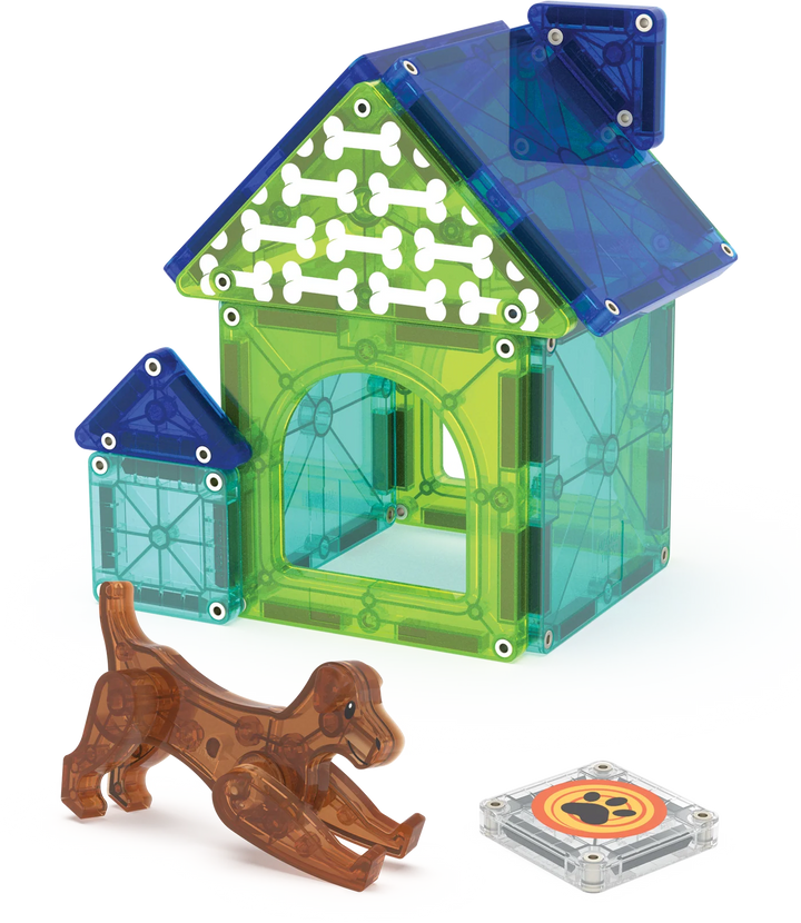 Valtech Magna-Tiles Dog House 13 Piece Set