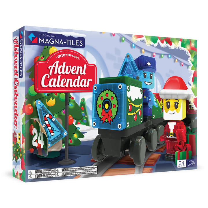 Valtech Magna-Tiles microMAGS  Advent Calendar 34 Piece Set