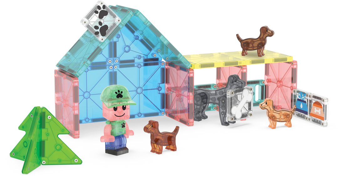 Valtech Magna-Tiles Puppy Park 27 Piece Set