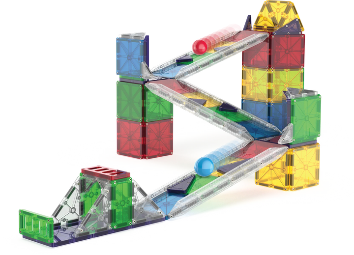 Valtech Magna-Tiles Rail Racers Deluxe 90 Piece Set