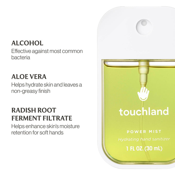 Touchland Mist Hydrating Hand Sanitizer - Aloe You Power
