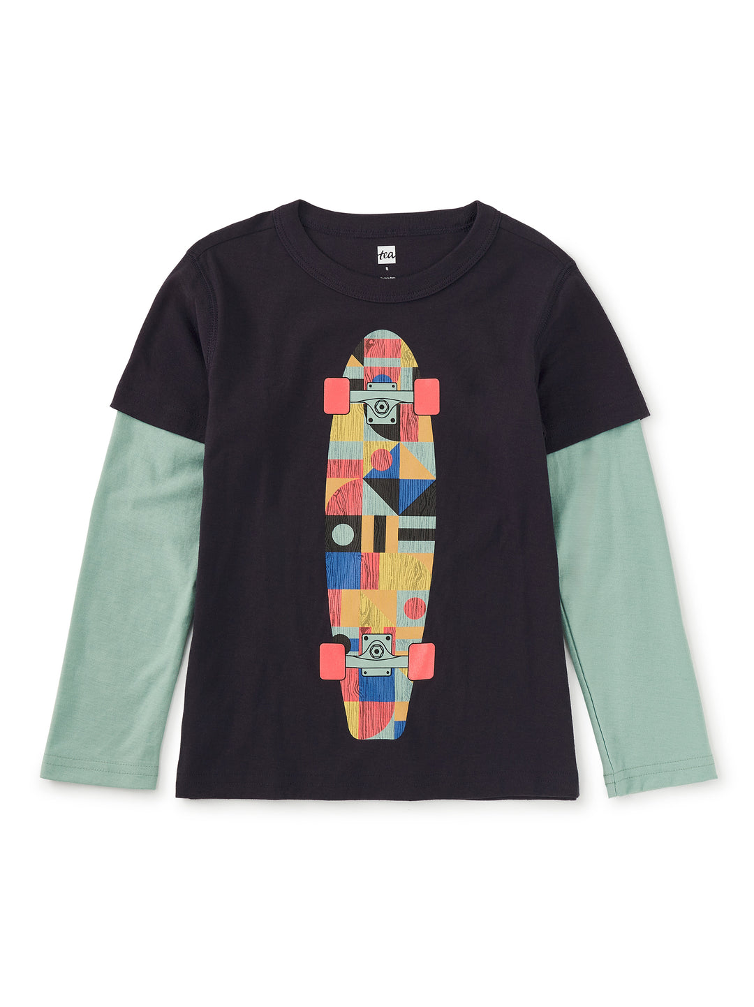 Tea Collection Skateboard Layered Tee