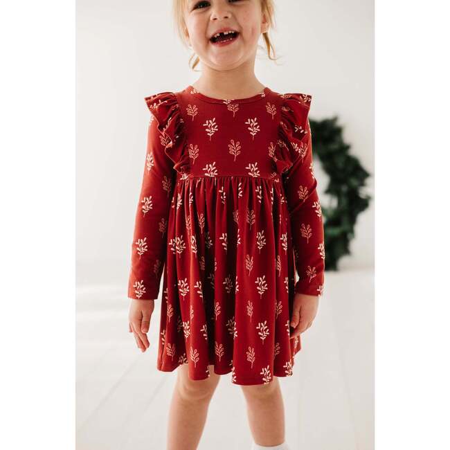 Babysprouts Long Sleeve Ruffle Dress - Holly