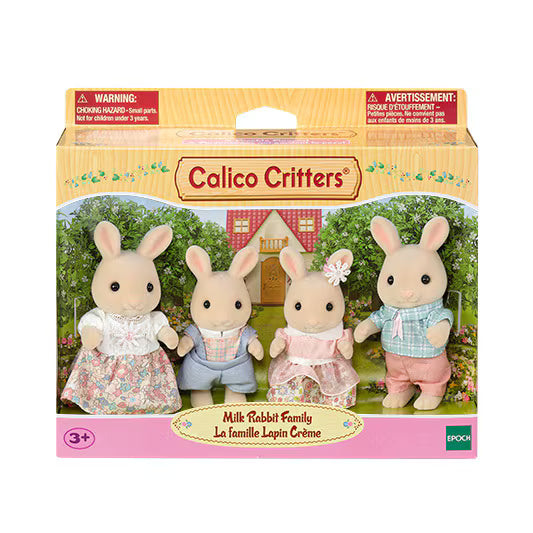 Calico Critters Milk Rabbit Family