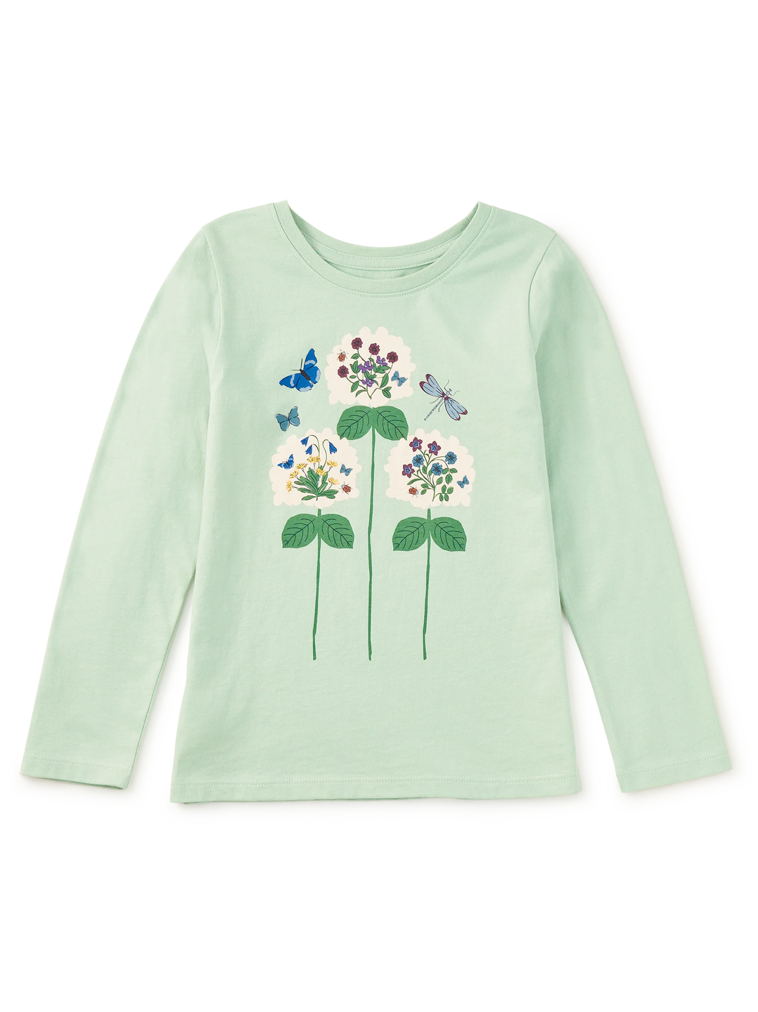 Tea Collection English Garden Graphic Tee - Mint Cream