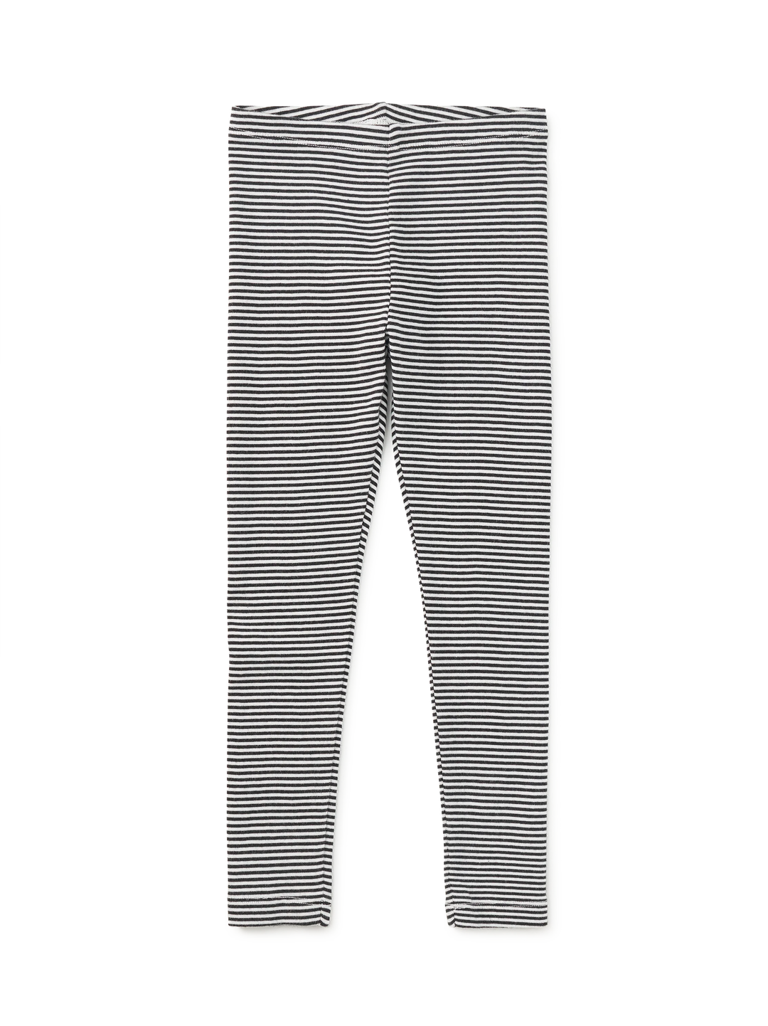 Tea Collection Striped Leggings - Jet Black
