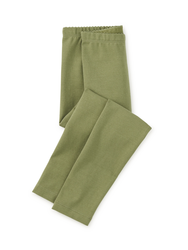Tea Collection Solid Leggings - Loden Green
